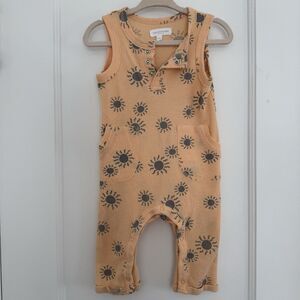 Grayson Mini Sun Print Knit Romper One-piece Cotton Blend 6-9 Months